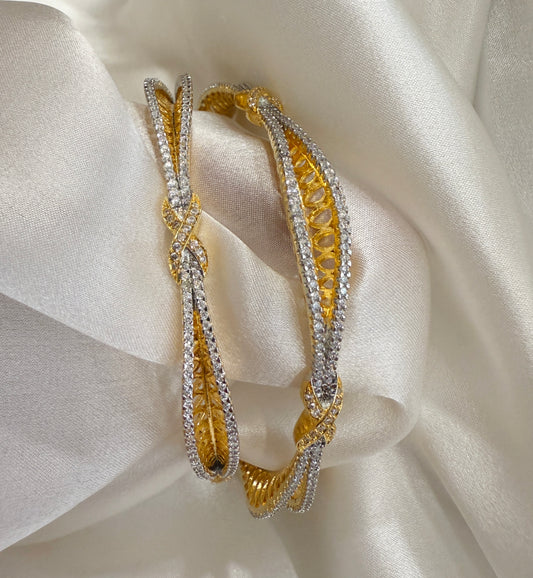 Golden Mirage Bangle set