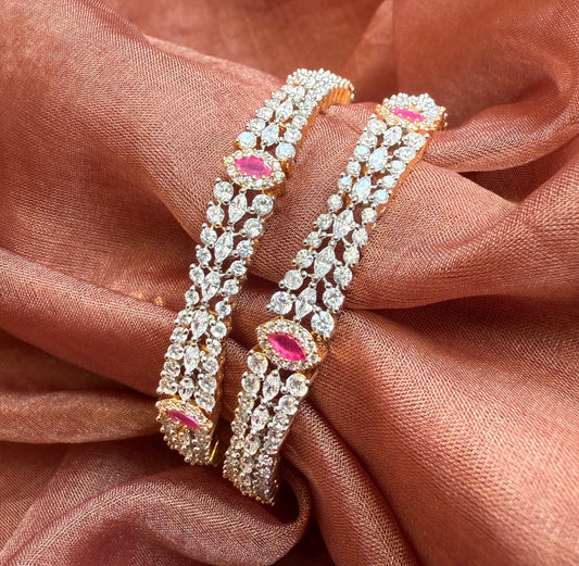 Ruby Petal Bangles
