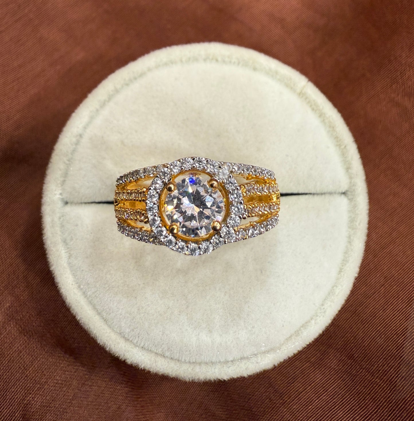 Solitaire Popup Ring
