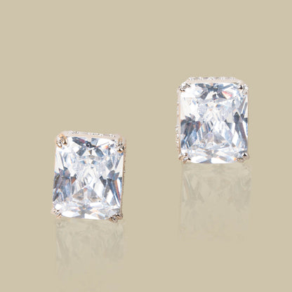 Radiant Emerald-Cut Studs