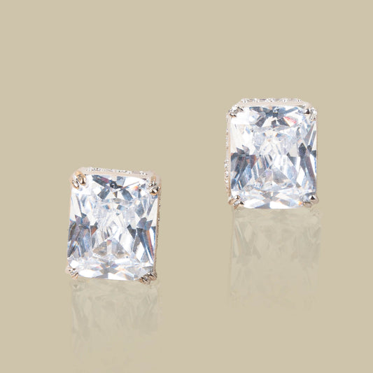 Radiant Emerald-Cut Studs