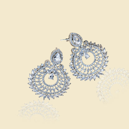 Glamour Gem American Diamond Earrings