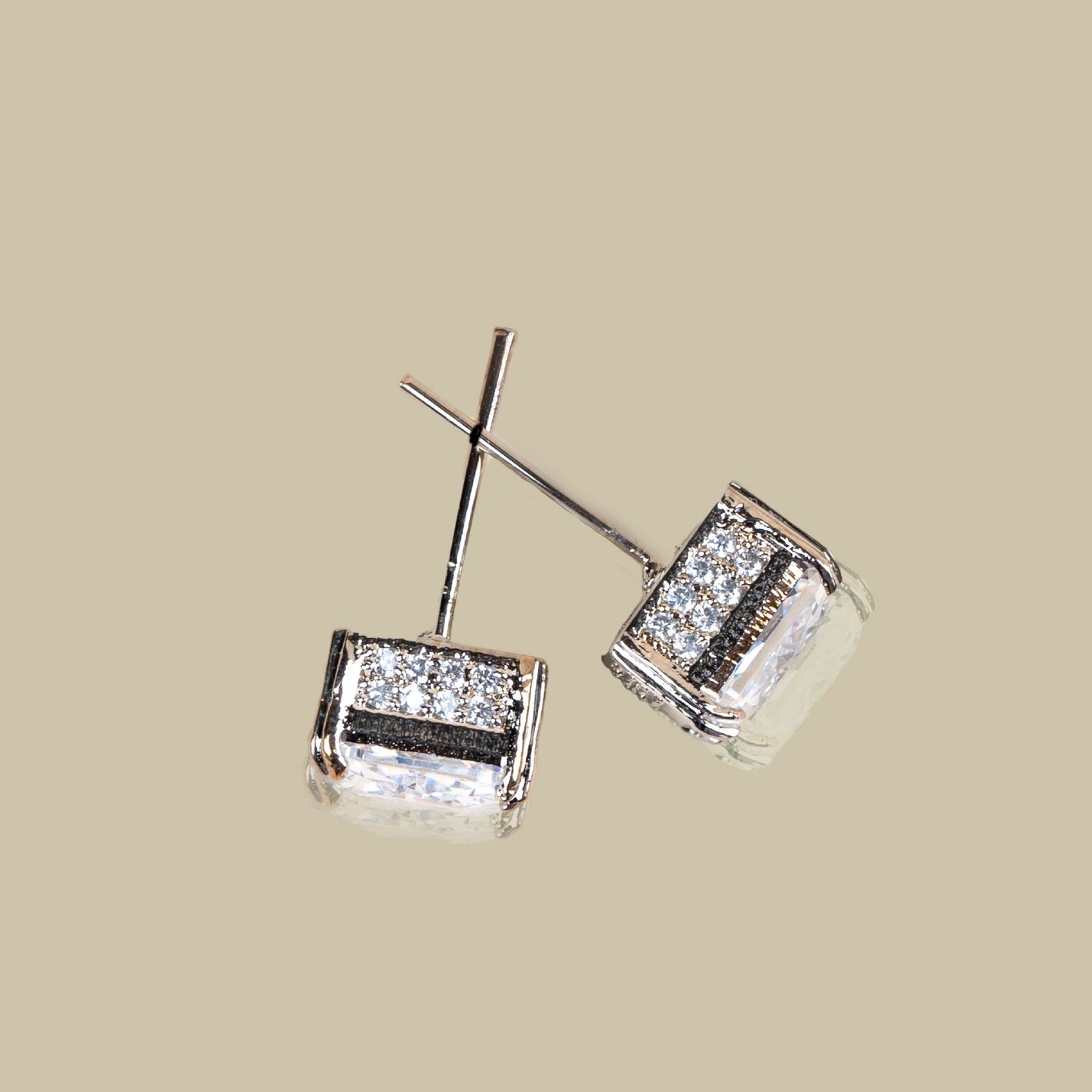 Radiant Emerald-Cut Studs