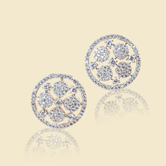 Round Radiance American Diamond Studs