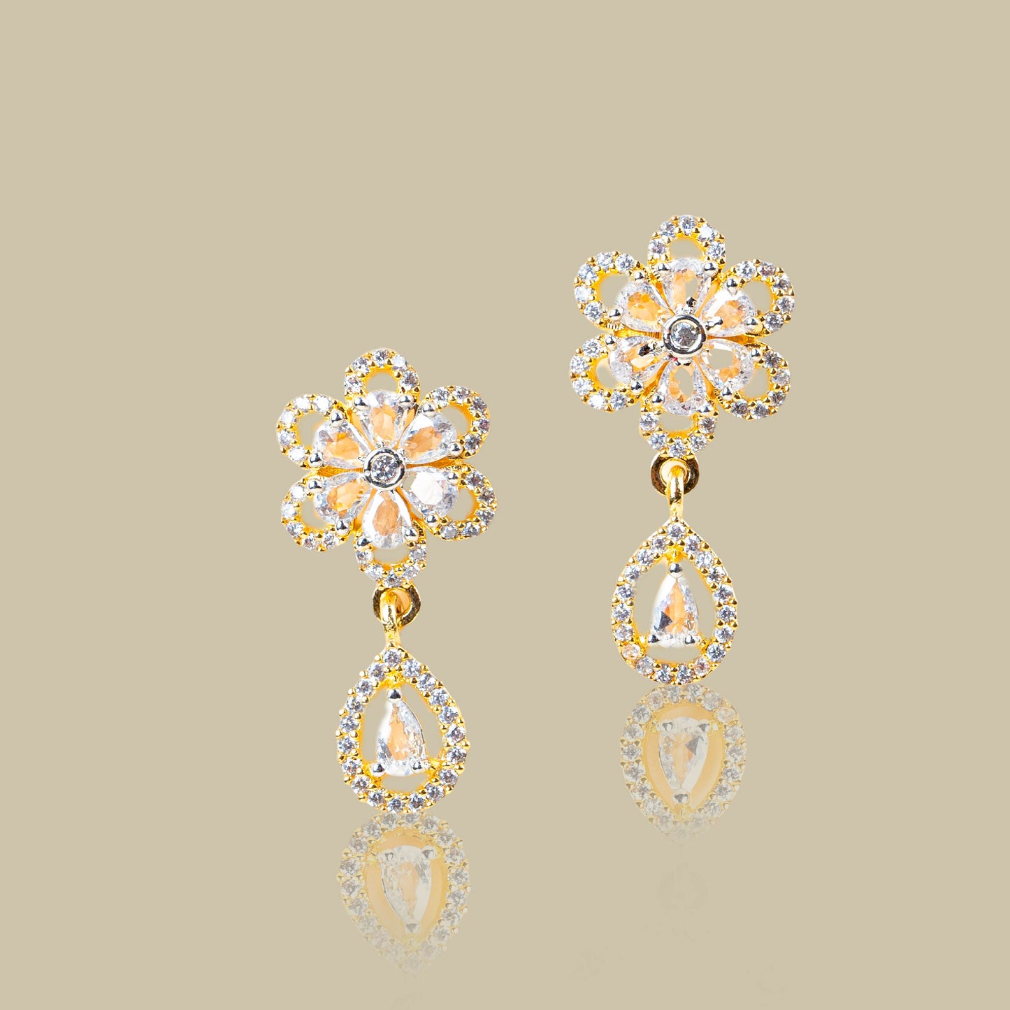 Little Delight American Diamond Earrings