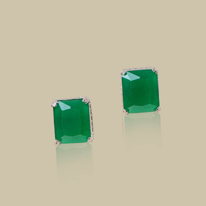 Radiant Emerald-Cut Studs