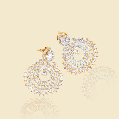 Glamour Gem American Diamond Earrings