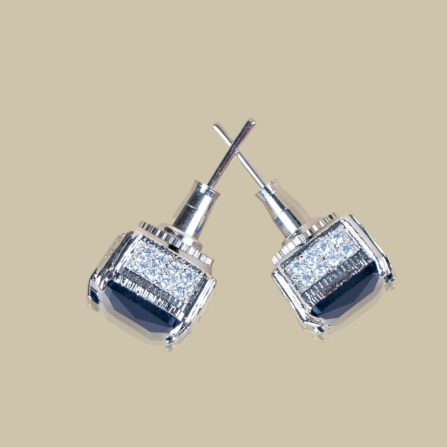 Radiant Emerald-Cut Studs