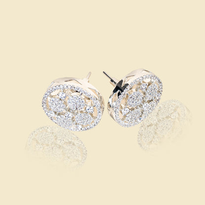 Round Radiance American Diamond Studs