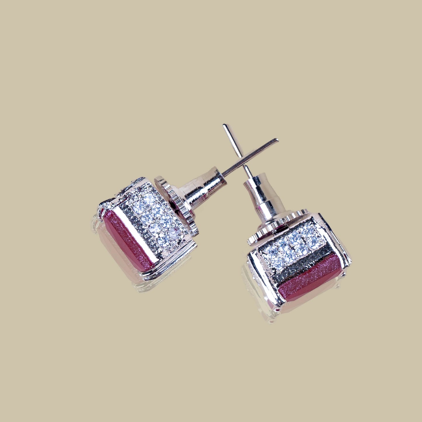 Radiant Emerald-Cut Studs