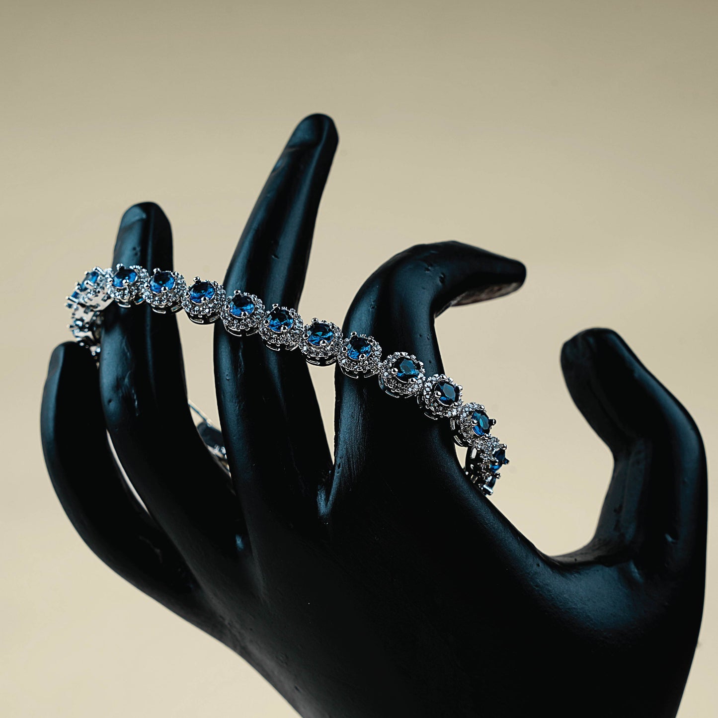 Sleek Chain American Diamond Bracelet