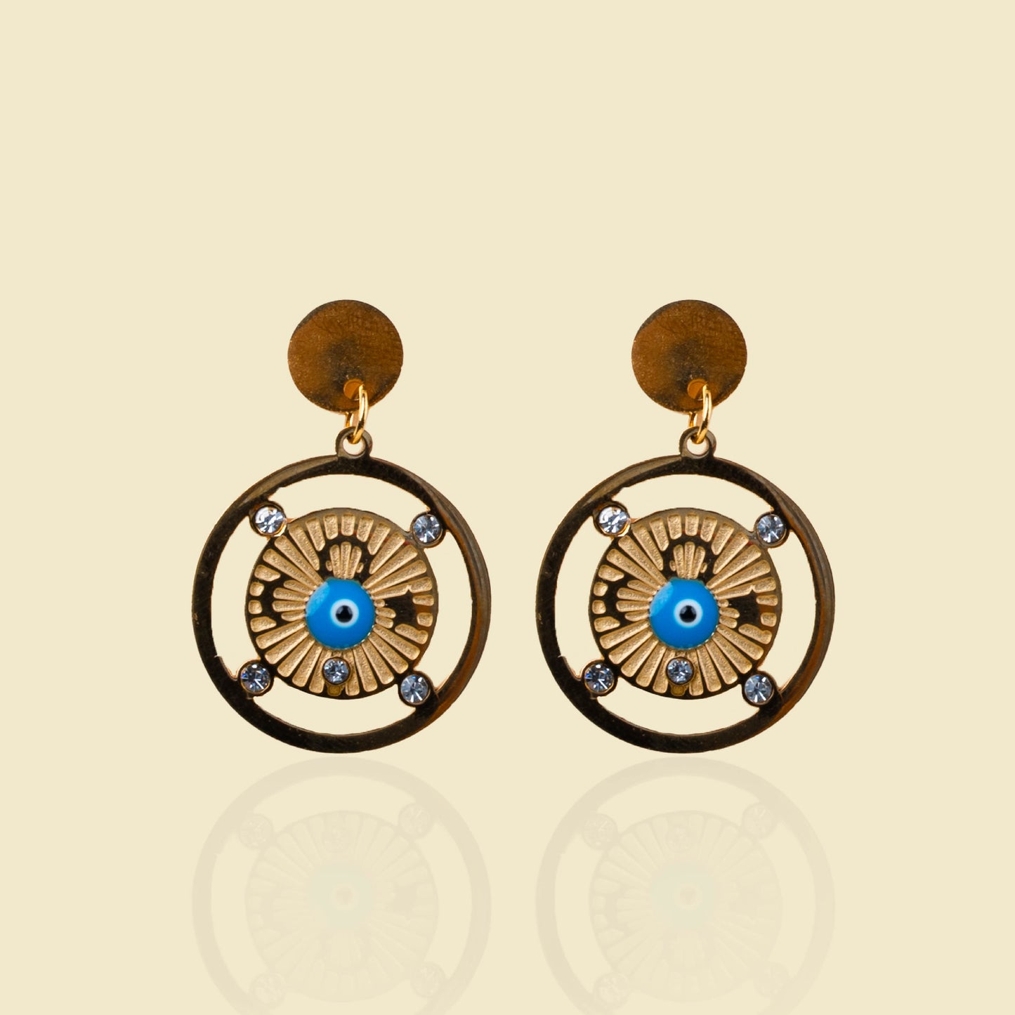 Evil Eye Charm Earrings