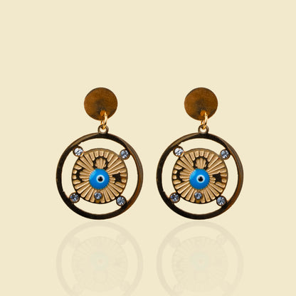 Evil Eye Charm Earrings