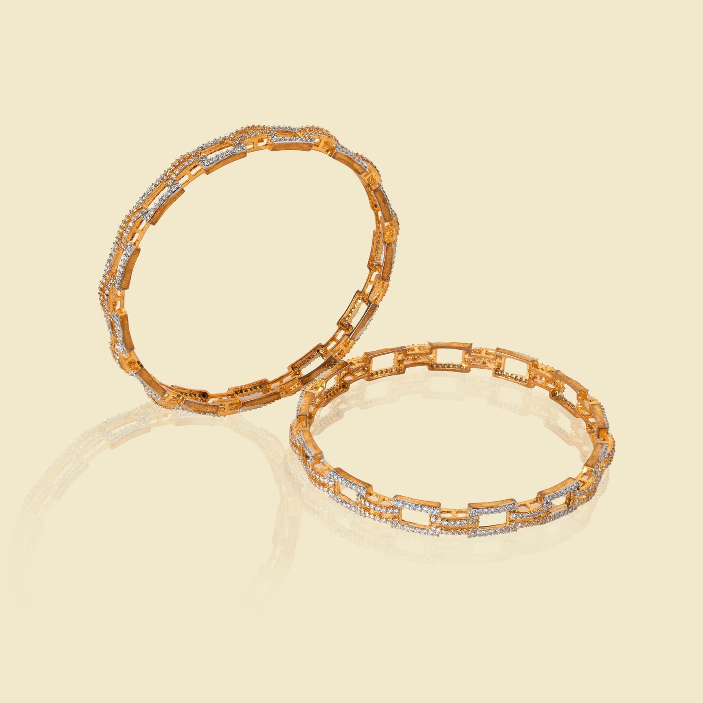 Angular Intrigue Bangle Set