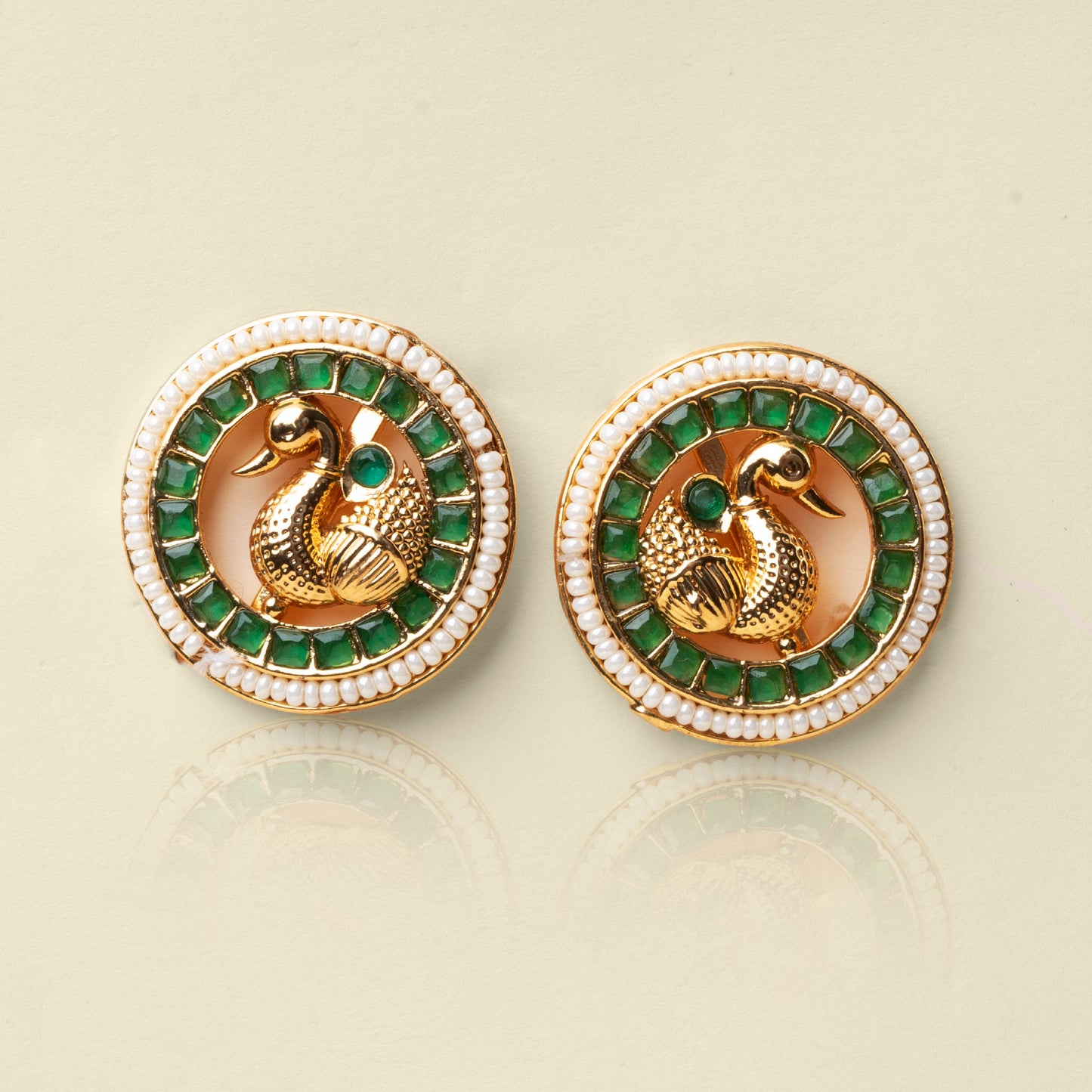 Golden Swan Studs