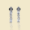 Linear Fusion American Diamond Necklace