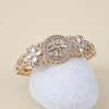 Floral Cuff Kundan Bracelet