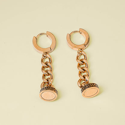 Grecian Chain Drop Earrings