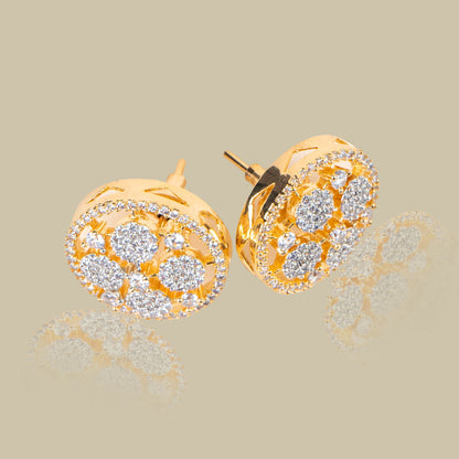 Round Radiance American Diamond Studs