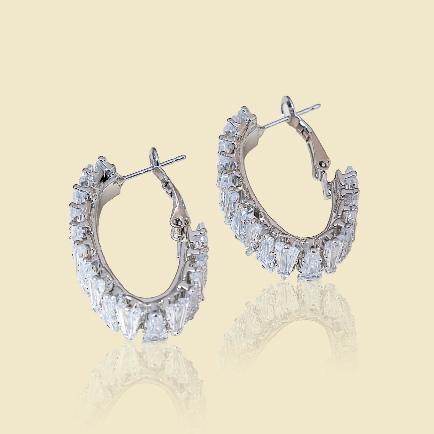 Matrix Hoop Earrings