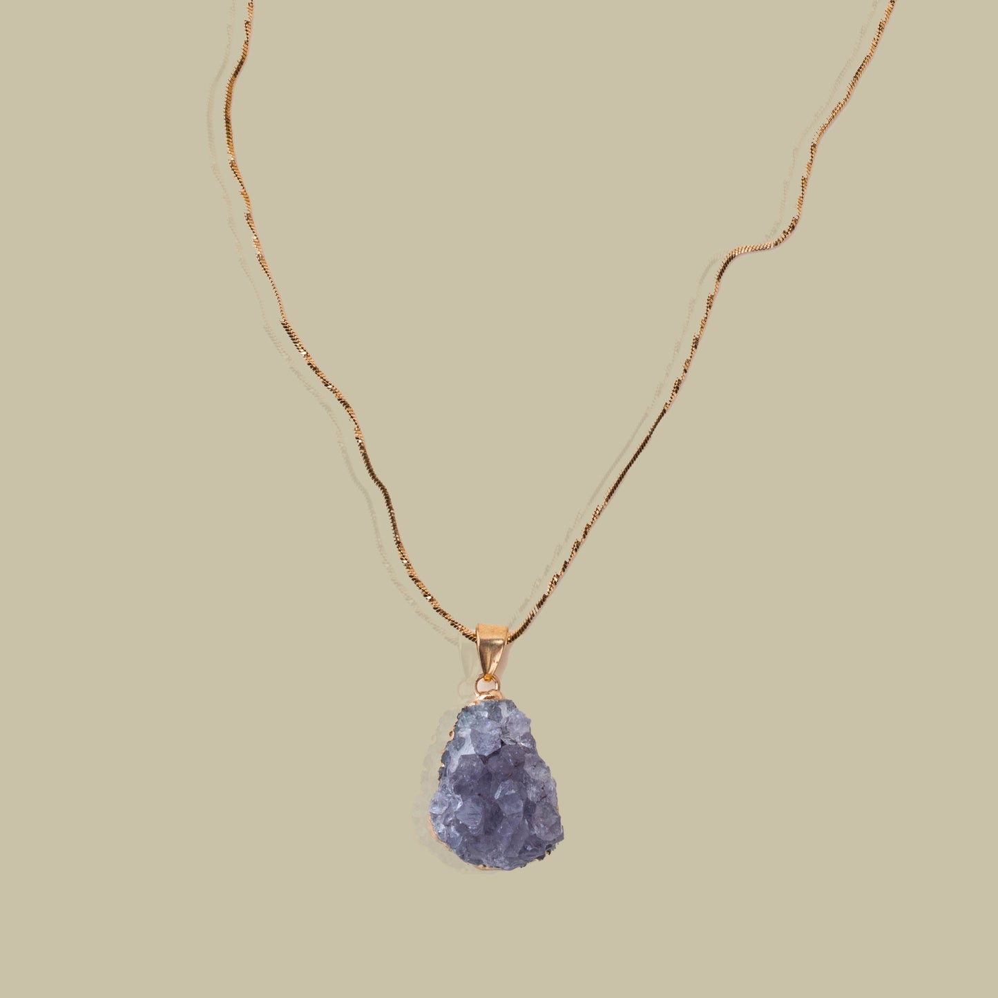 Mauve Amethyst Pendant