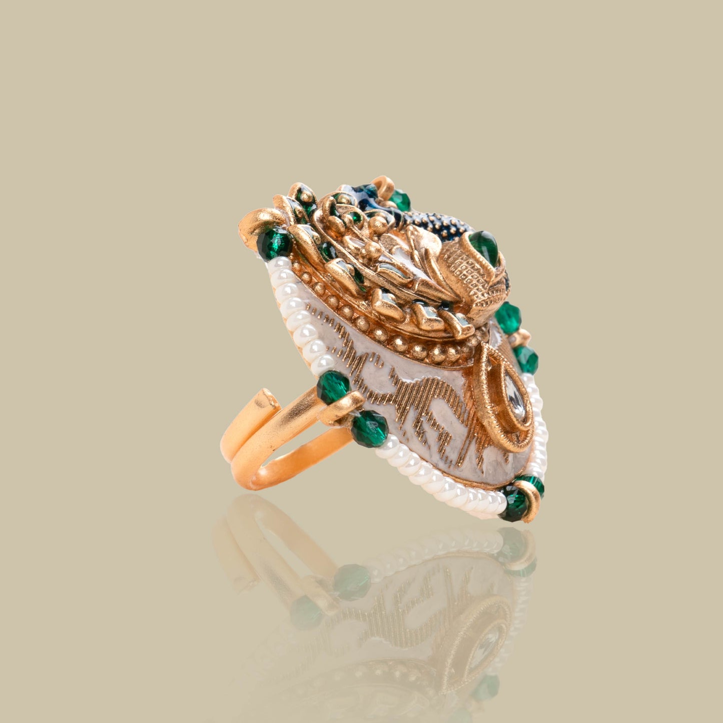 Royal Peacock Ring