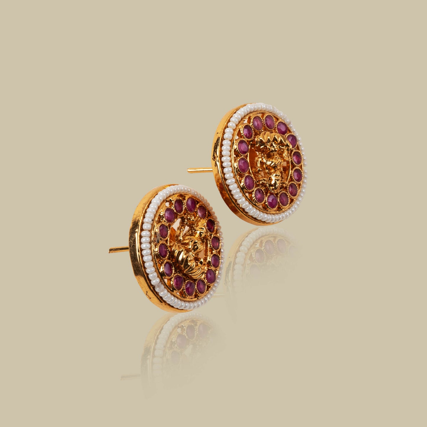 Goddess Fortune Sphere Studs