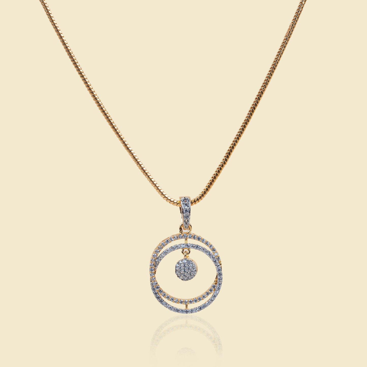 Intertwine American Diamond Pendant