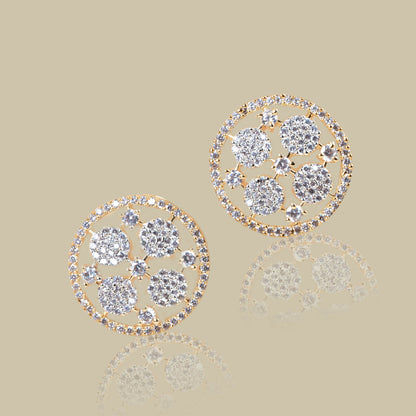 Round Radiance American Diamond Studs