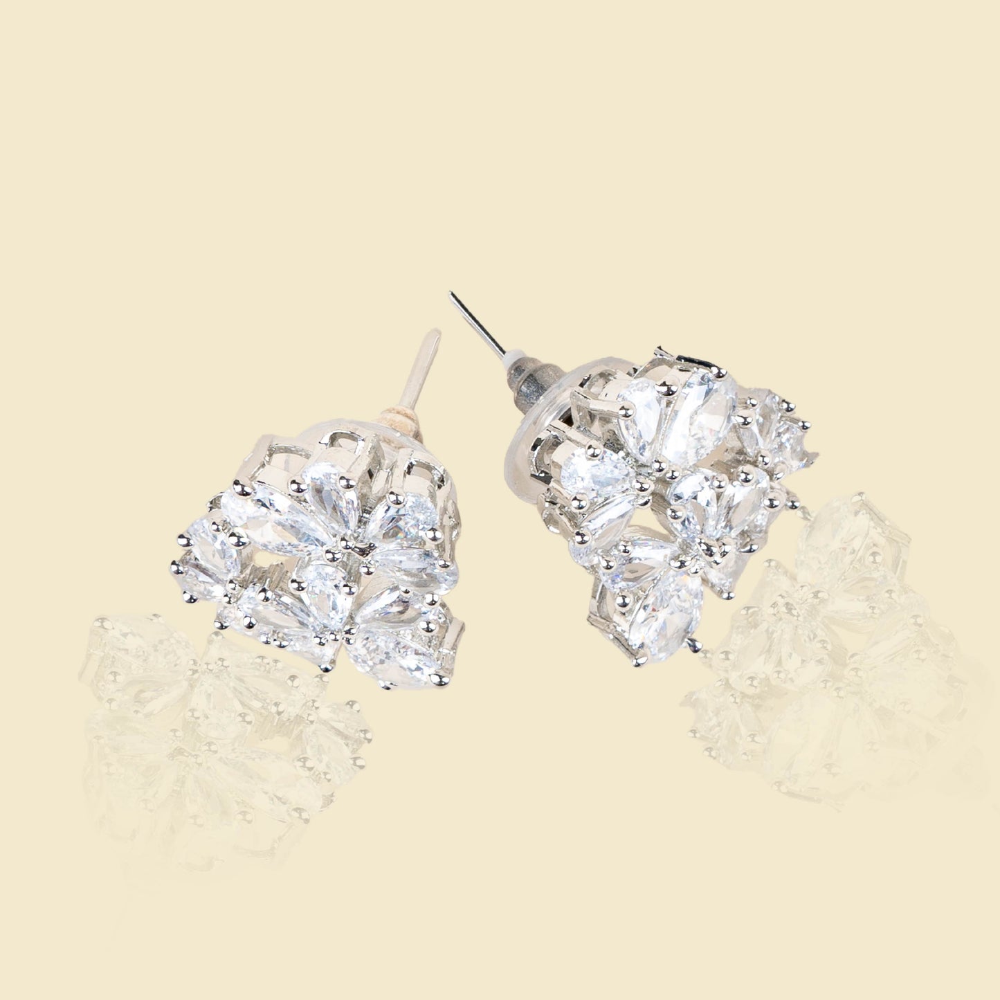 Snowflake American diamond Studs