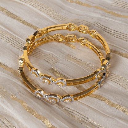 Shape Symphony American Diamond Bangles