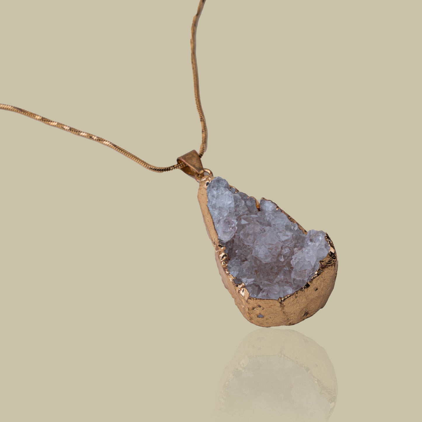 Crystal Cave Geode Pendant