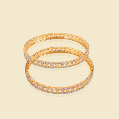 Sweetheart Sparkle American Diamond Bangles