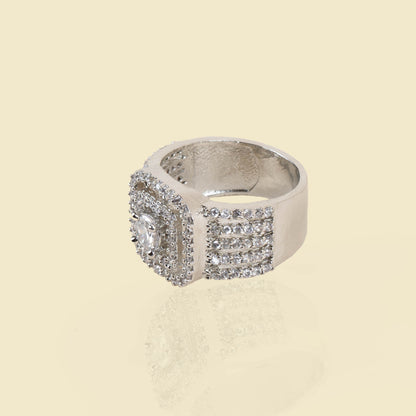 Nested Box Solitaire Ring