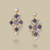 Serene Pearl Stone Earrings