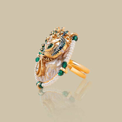 Royal Peacock Ring