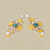 Serene Pearl Stone Earrings