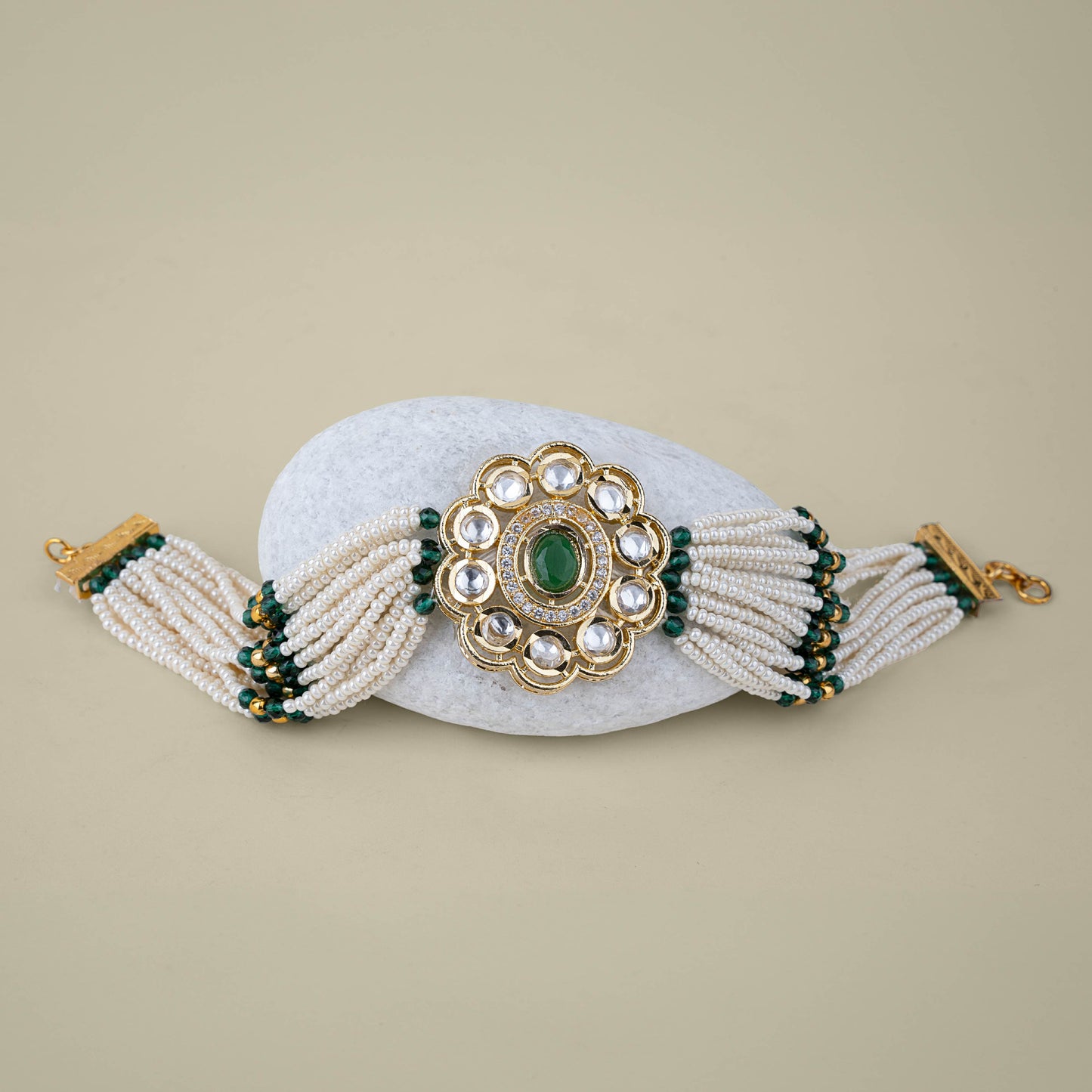 Gulzar Kundan Bracelet