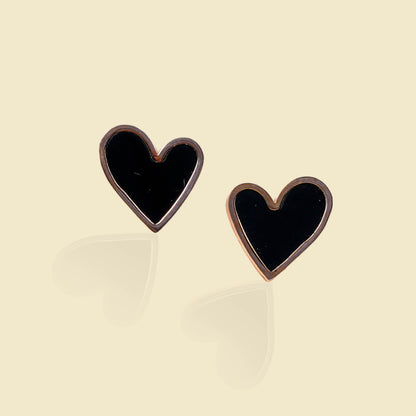 Heart Stud Earrings