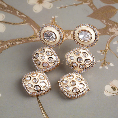 Mellow Layered Kundan Drops