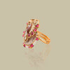 Royal Peacock Kundan Ring