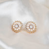 Pearl Embedded American Diamond Studs