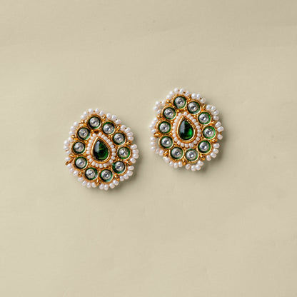 Kundan Raindrop Studs