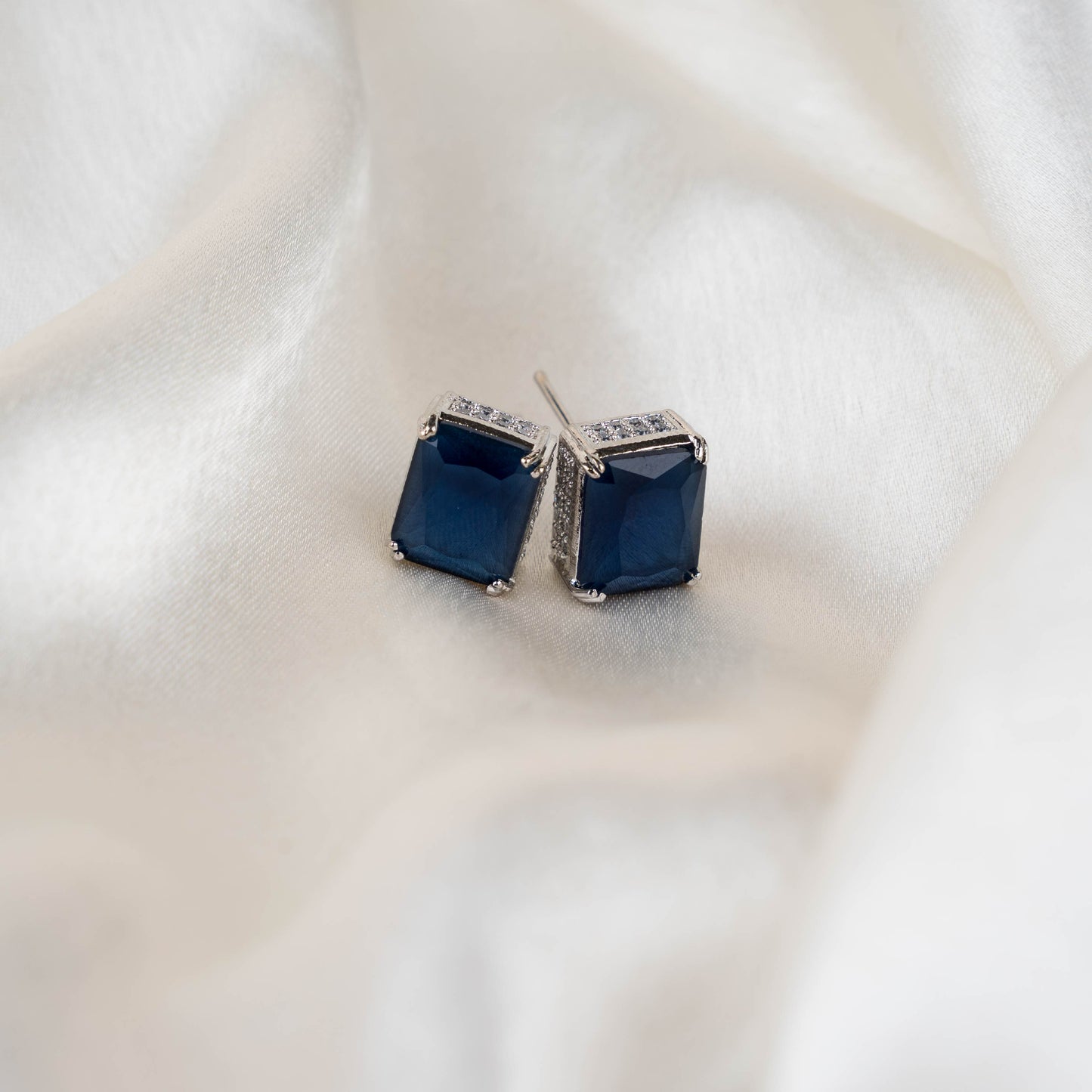 Radiant Emerald-Cut Studs