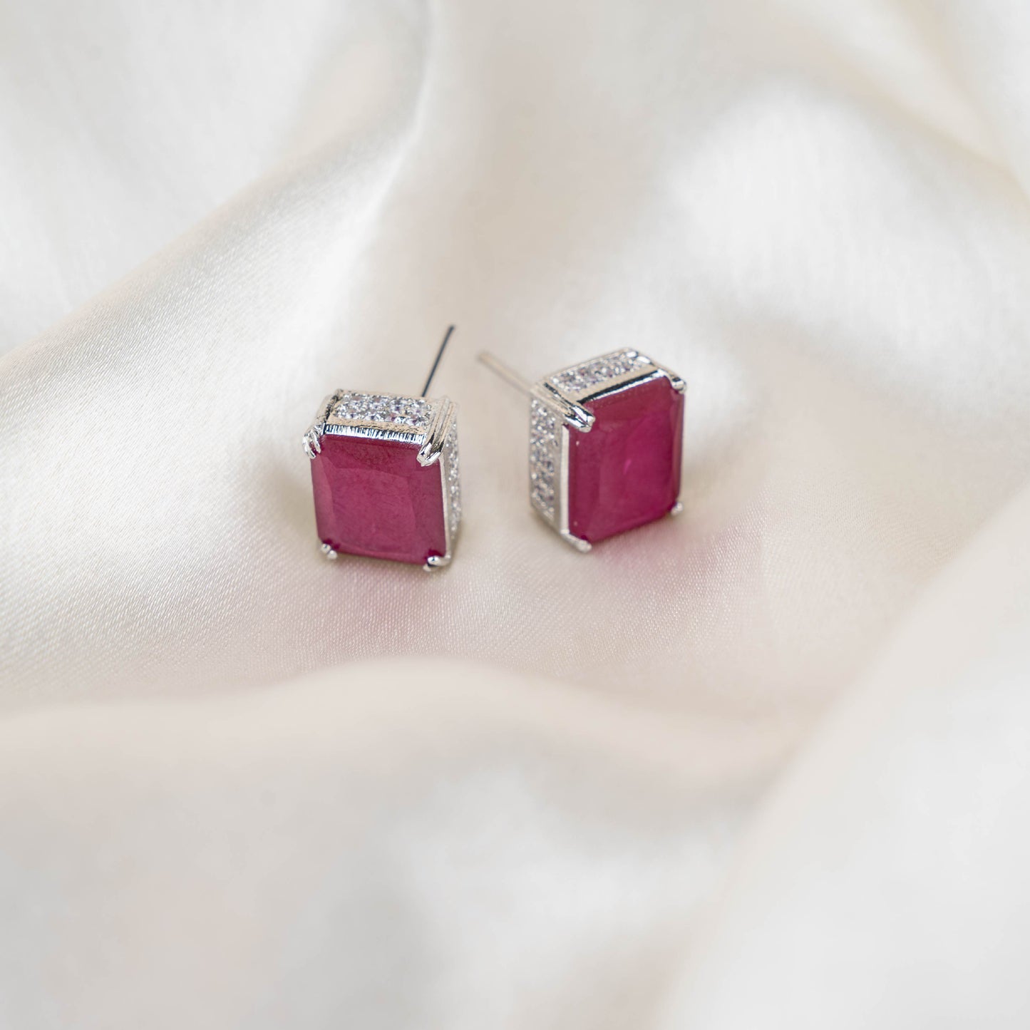 Radiant Emerald-Cut Studs