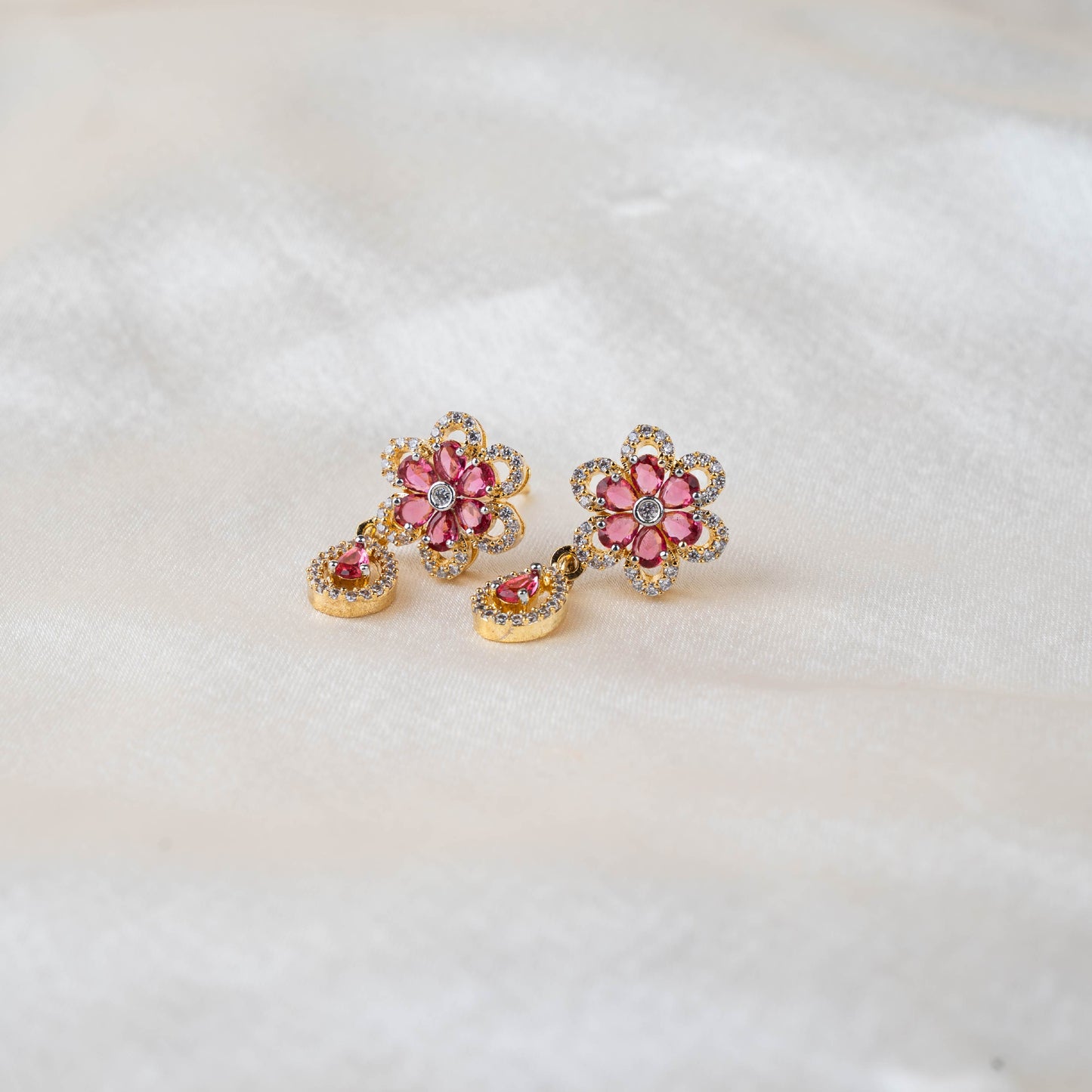 Little Delight American Diamond Earrings