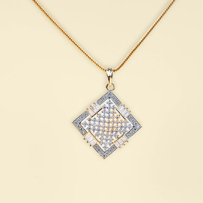 American Diamond Box Pendant