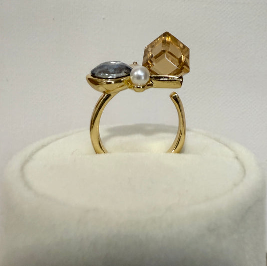 Multi Crystal Ring