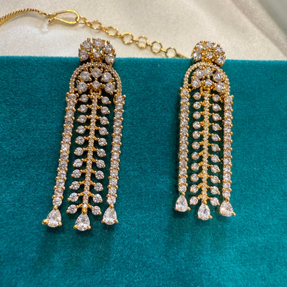 Subtle Glam American Diamond Necklace
