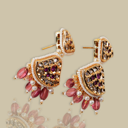 Crimson Cascade Earrings